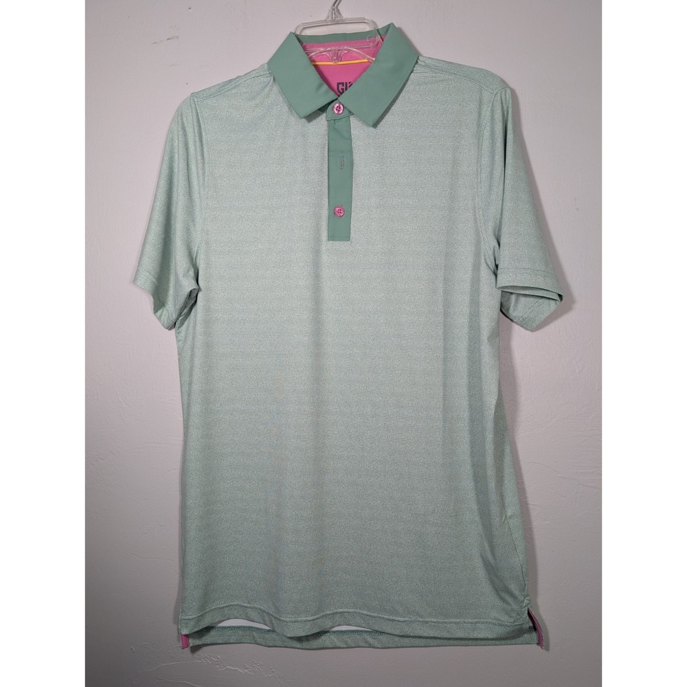 Men's GL Graham Luxe Short Sleeve Polo Golf Shirt Therry Small‎